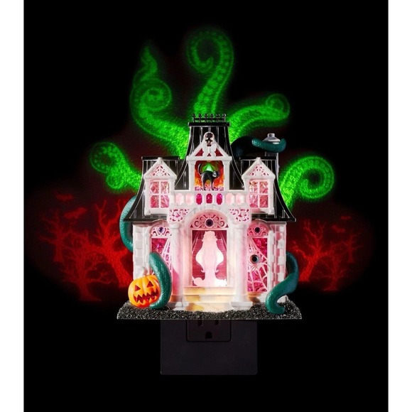 Bath & Body Works Chateau Tri-Projector Wallflower Night Light Plug In Halloween - Picture 8 of 9